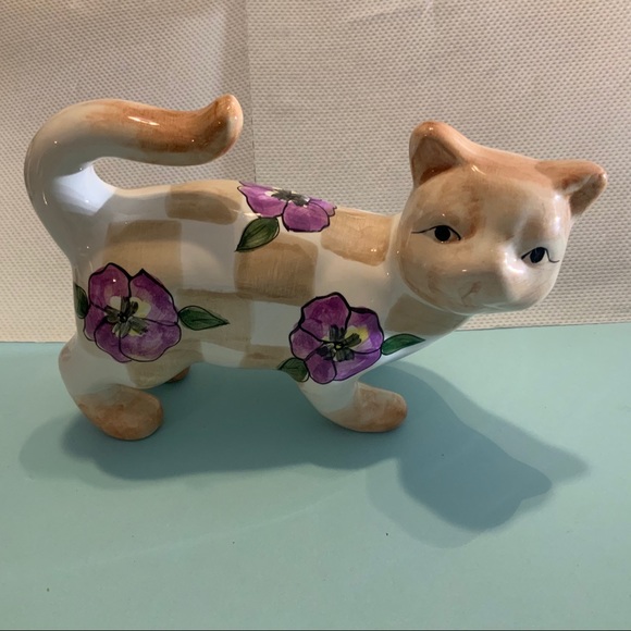 Other - FLORAL CERAMIC CAT ✅